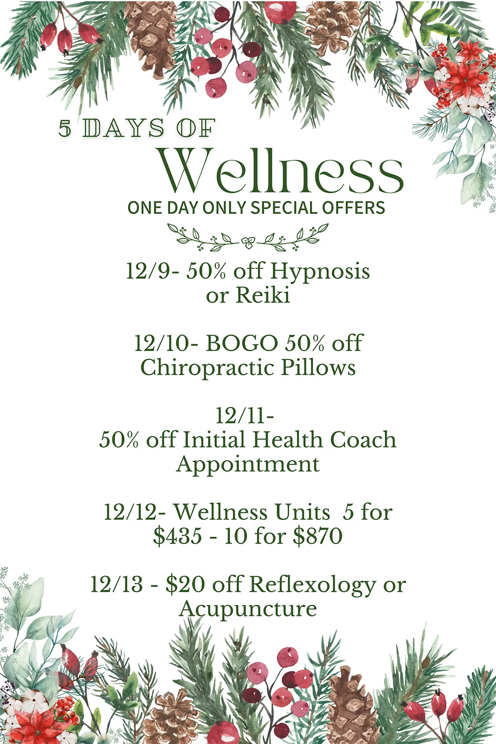 5 Days of Wellness