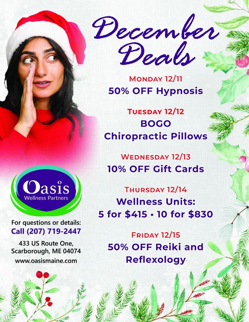 Oasis Wellness Partners' December Deals