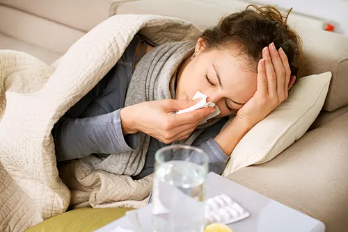 Oasis Wellness Partners - Sick Woman